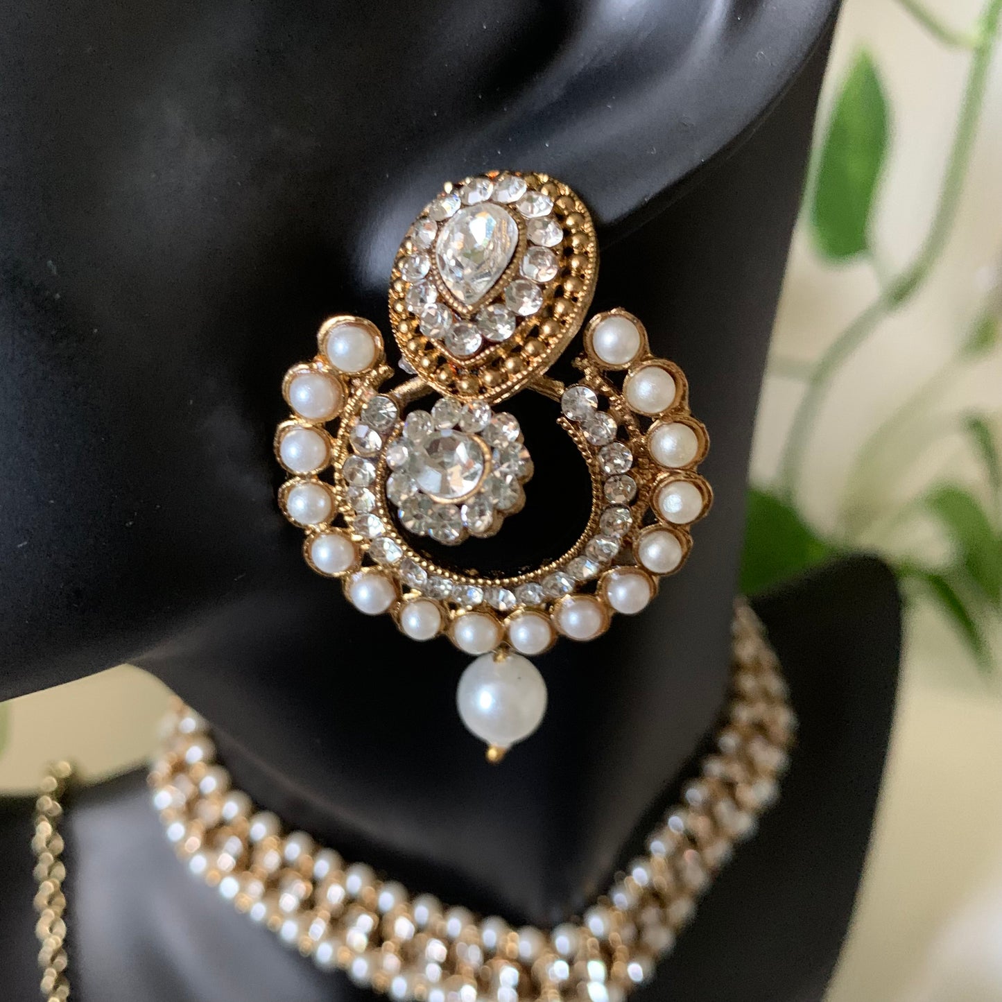CHANDNI | Gold & Silver Necklace Set