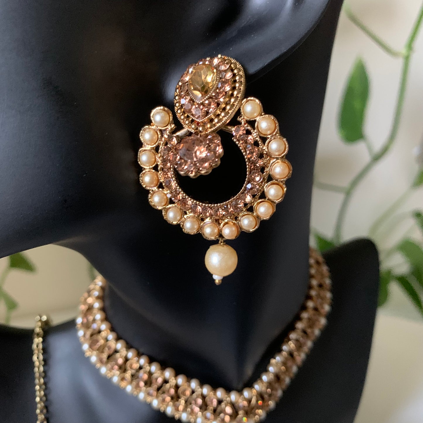 RAAZ | Antique Gold Necklace Set